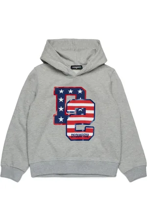Dsquared2 Hoodie med logotyp