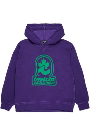 Dsquared2 Hoodie med logotyp