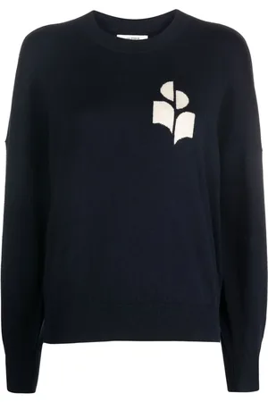 Marant Etoile Marisans intarsiastickad tröja med logotyp
