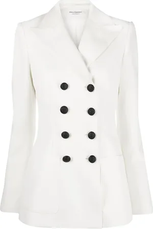 Serafini Dubbelknäppt figursydd blazer
