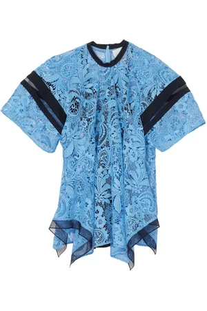 3.1 Phillip Lim Blus med spetspanel