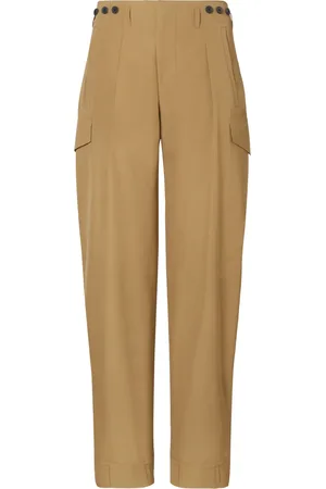 Tory Burch Byxor med plisserad detalj