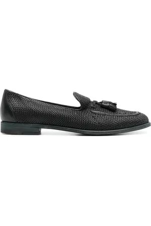 Fratelli Rossetti Vävda läderloafers