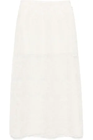 ERMANNO SCERVINO Kjol i blommig spets