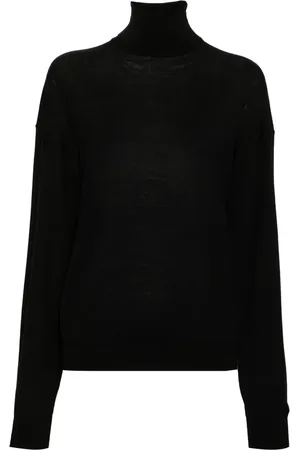 Saint Laurent Tröja med hög krage