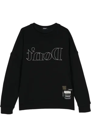 UNDERCOVER Sweatshirt med broderad slogan