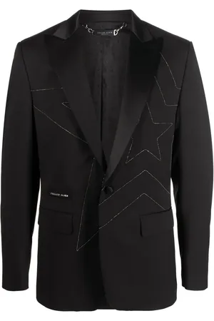 Philipp Plein Blazer med strassprydd stjärna