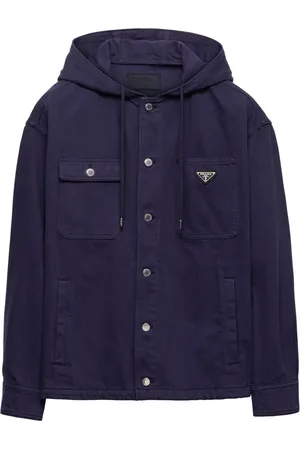 Prada Skjorta med triangelformad logotyp