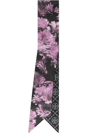 Tory Burch Pixel Flower sjal med tryck