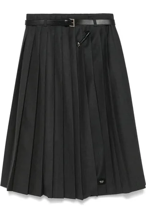 Prada Plisserad midikjol