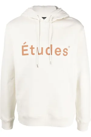 Etudes Hoodie med logotyp