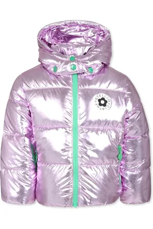 Stella McCartney Puffjacka med logotypapplikation