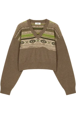 Studio Tomboy Fair Isle intarsiastickad tröja