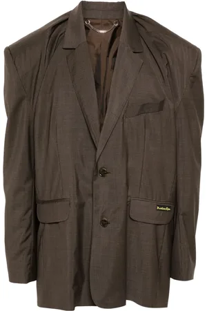 MARTINE ROSE Blazer med logotyp