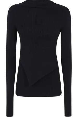 Rick Owens Blus med halvpolokrage