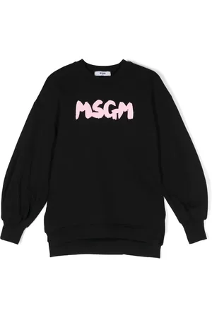 Msgm Sweatshirt med logotyp