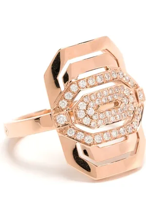 Statement Cocktail ring i 18K roséguld