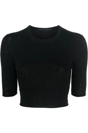 Paco rabanne Croptop med monogram