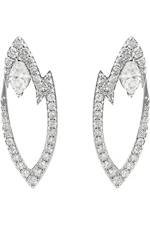 STEPHEN WEBSTER Lady Stardust långa diamantörhängen i 18K vitguld