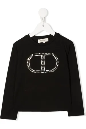 Twin-Set Sweatshirt med nitlogotyp