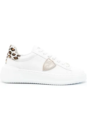 Philippe model Paris leopardmönstrade sneakers
