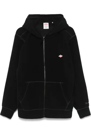 DANTON Hoodie med logotyp