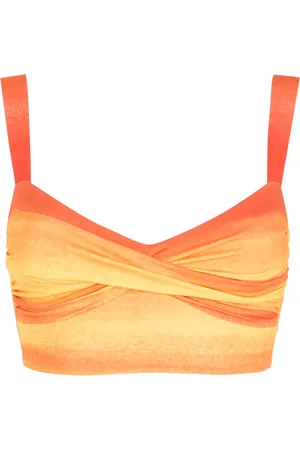 AMIR SLAMA Ombréfärgad croptop