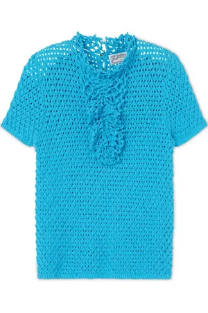 ST. JOHN Glesstickad blus
