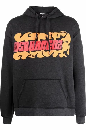 Dsquared2 Hoodie med logotyp