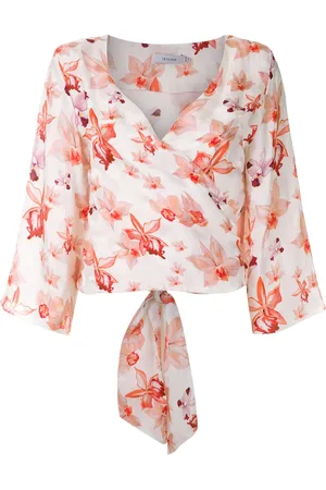 Isolda Penélope de Jacquard de cajú blus
