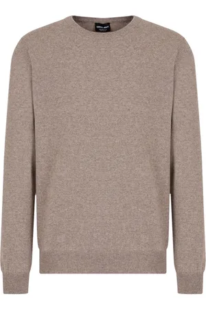 Giorgio Armani Kashmirtröja med melerad effekt