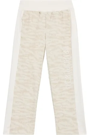 Roberto Cavalli Mjukisbyxor med broderad logotyp