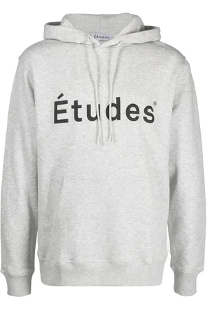 Etudes Hoodie med logotypdetalj