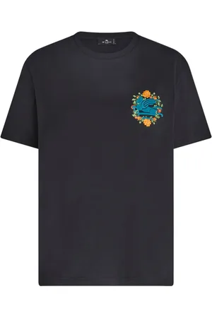 Etro Pegaso pikétröja med brodyr