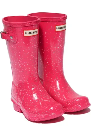 Hunter Gummistövlar med glansigt glitter
