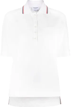Thom Browne RWB randig pikétröja