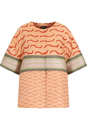 Giorgio Armani Skjorta med geometriskt tryck