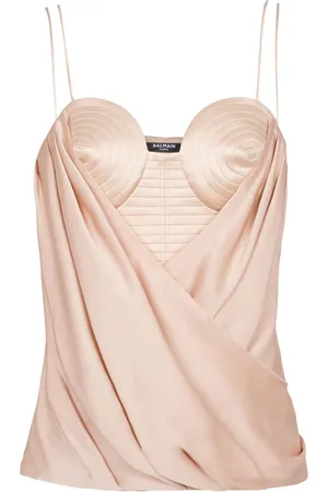 Balmain Draperat linne