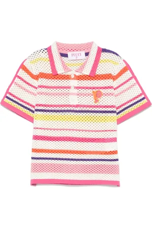 PUCCI Junior Randig pikétröja