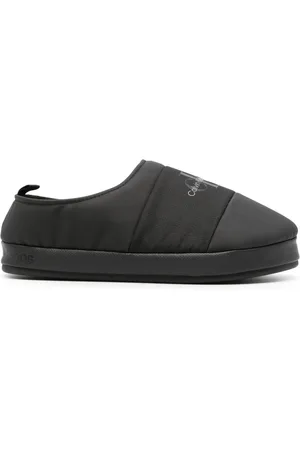 Calvin Klein Vadderade tofflor med logotyp