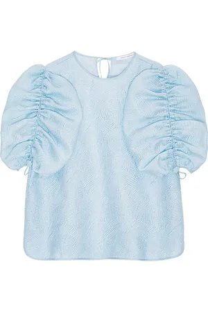 Cecilie Bahnsen Topp med draperad detalj