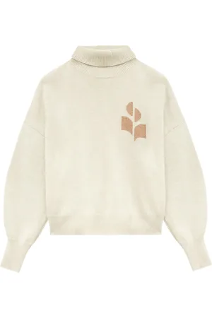 Marant Etoile Nash intarsiastickad tröja med logotyp