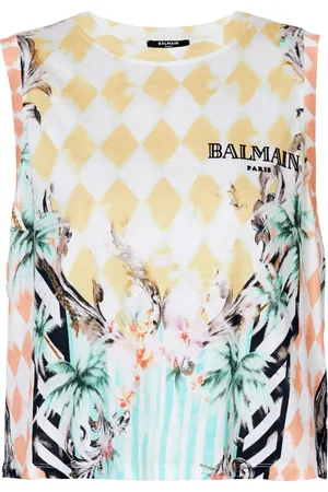 Balmain Topp med barocktryck
