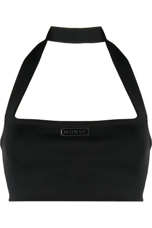 MONSE Croptop med logotypplakett