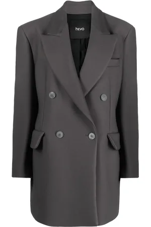 HEVO Dubbelknäppt blazer med spetsigt slag