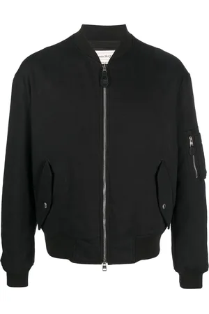Alexander McQueen Bomberjacka med broderad logotyp