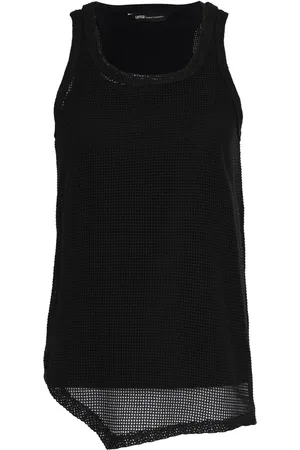 Uma Raquel Davidowicz Asymmetrisk topp med lagerdesign