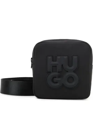 HUGO BOSS Axelremsväska med präglad logotyp