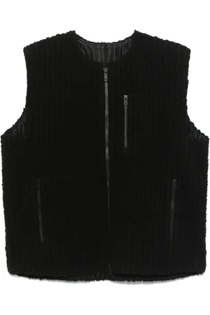 Issey Miyake Plisserad väst i fleece
