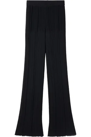 Stella McCartney Raka byxor med plisserad effekt